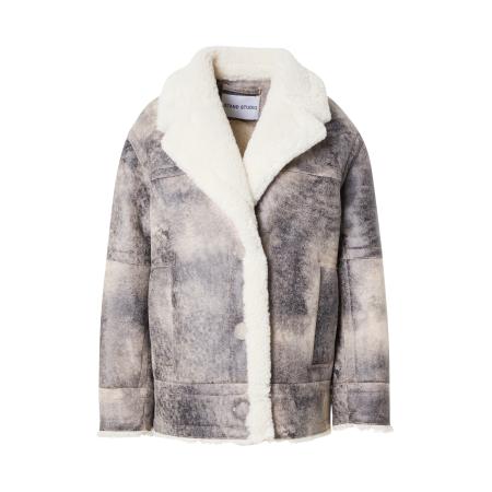 STAND STUDIO STAND STUDIO Winterjas Louisa antraciet / greige / donkergrijs / offwhite