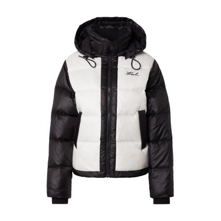 Karl Lagerfeld Karl Lagerfeld Winterjas zwart / wit