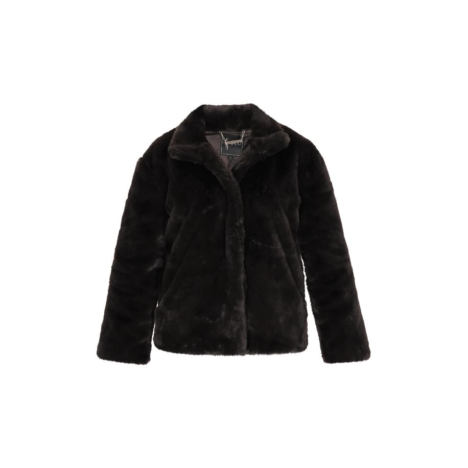 Faina faina Winterjas donkerbruin -