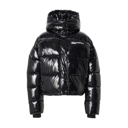 Karl Lagerfeld KARL LAGERFELD JEANS Winterjas zwart / wit