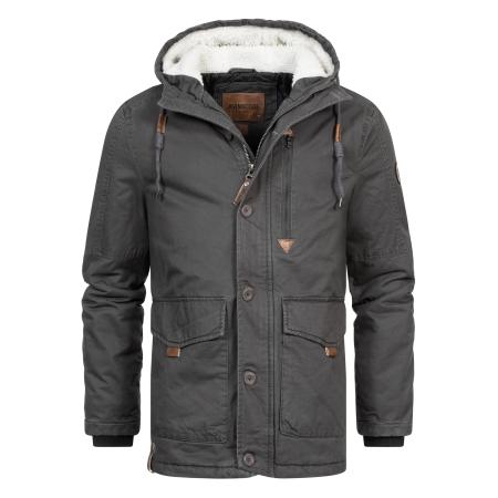 INDICODE JEANS INDICODE JEANS Winterjas Crossing bruin / grijs