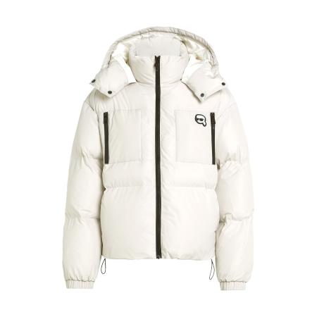 Karl Lagerfeld Karl Lagerfeld Winterjas zwart / wit