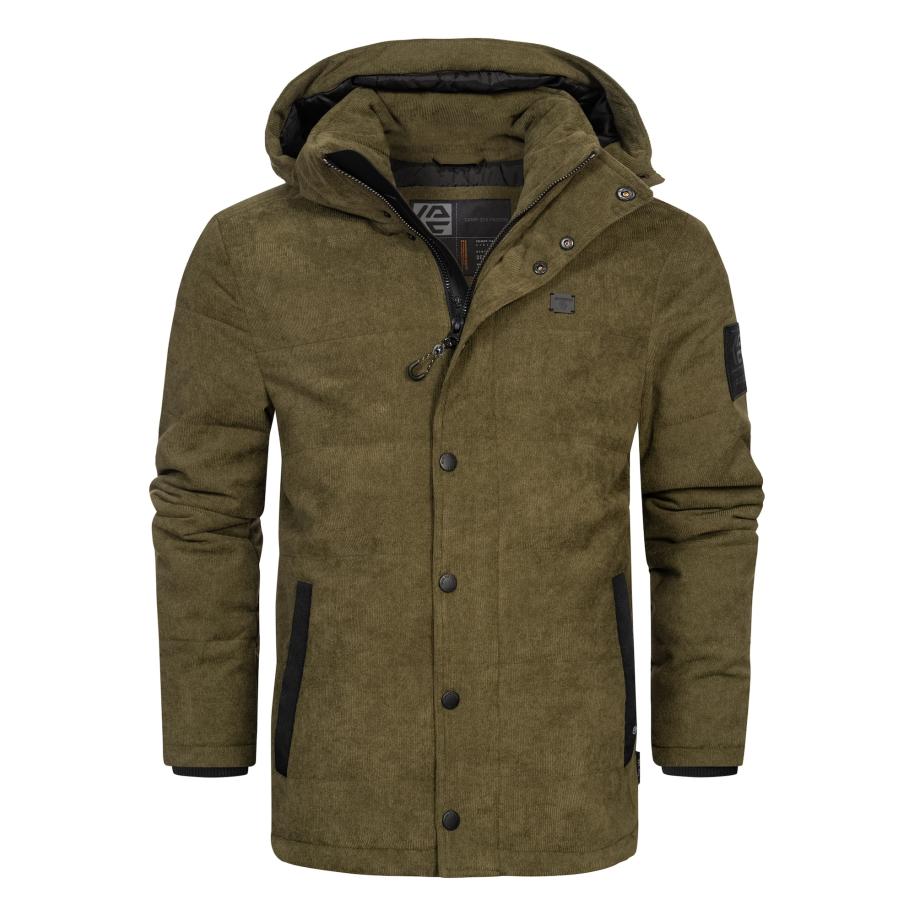 INDICODE JEANS INDICODE JEANS Winterjas Olime groen -