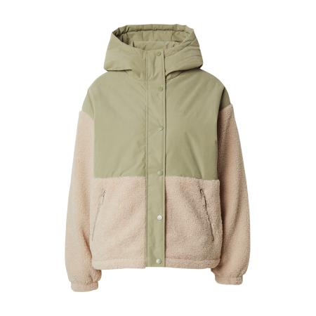 Mazine mazine Winterjas ecru / pastelgroen