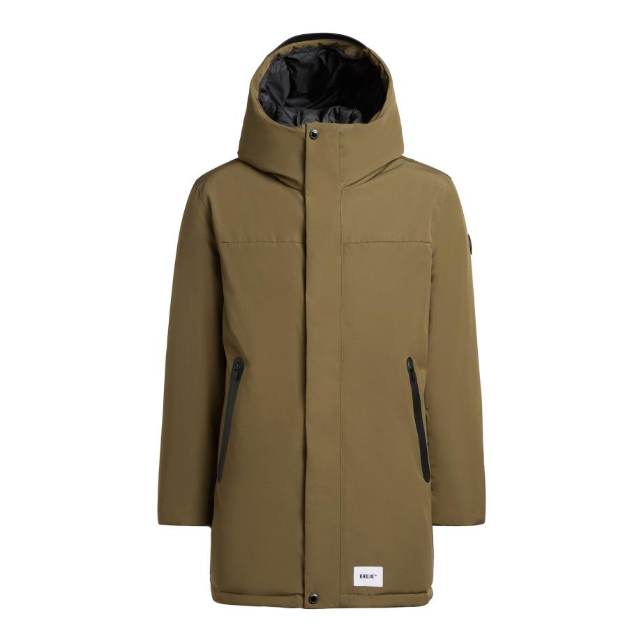 Khujo khujo Winterjas Kann2 olijfgroen -
