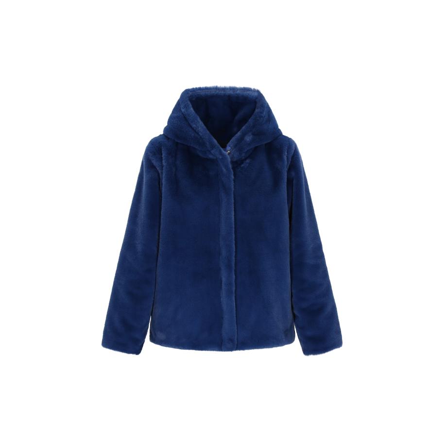 Faina faina Winterjas Fashion Look ultramarine blauw -
