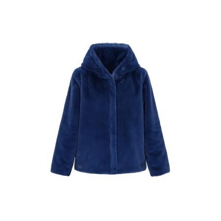 Faina faina Winterjas Fashion Look ultramarine blauw