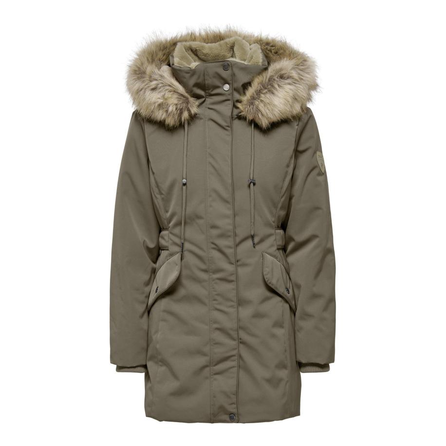 Only ONLY Winterparka NEW PRISKA olijfgroen -