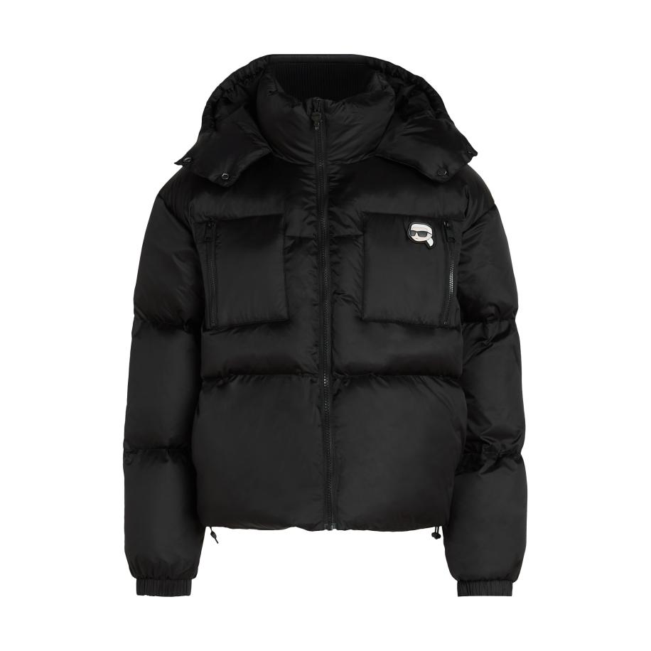 Karl Lagerfeld Karl Lagerfeld Winterjas Ikon beige / zwart / wit -