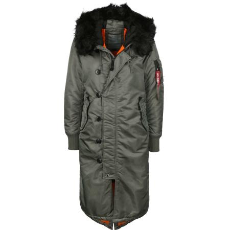 Alpha Industries ALPHA INDUSTRIES Winterparka donkergroen / zwart