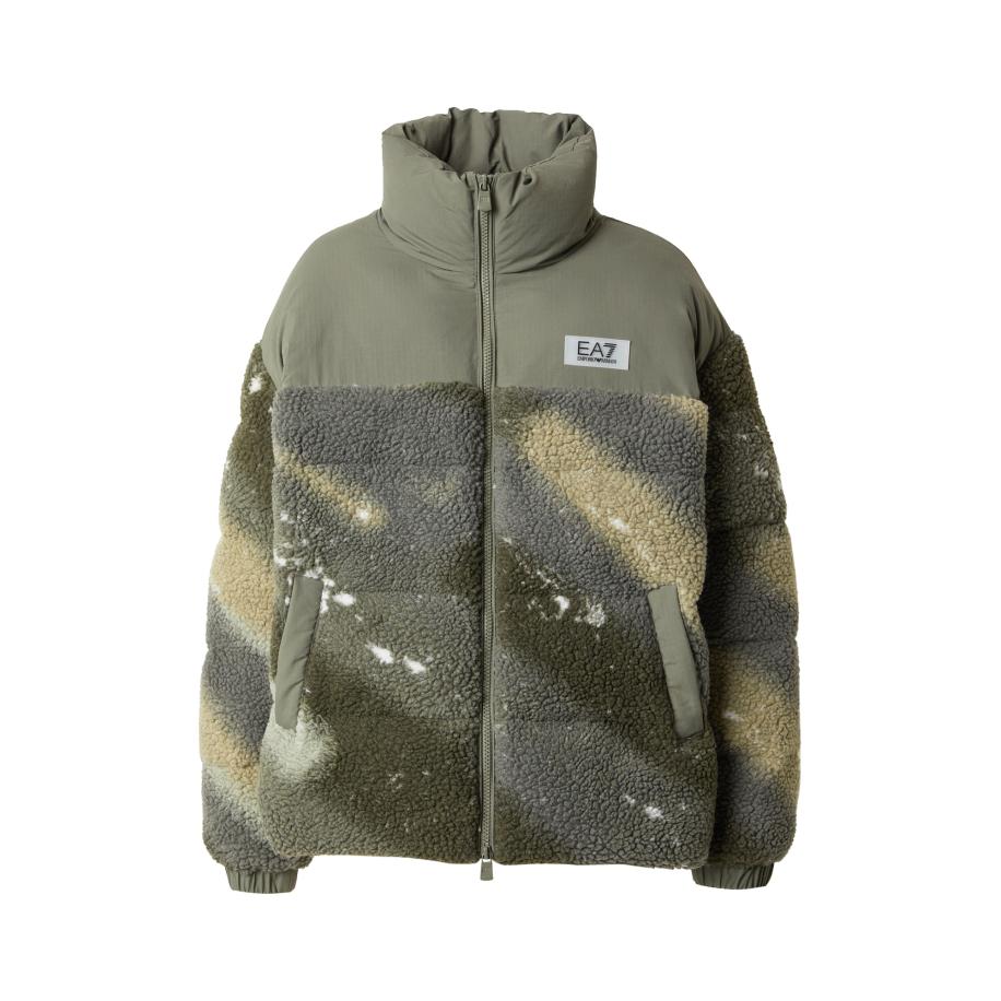Emporio Armani EA7 Emporio Armani Winterjas groen / kaki / pastelgroen -