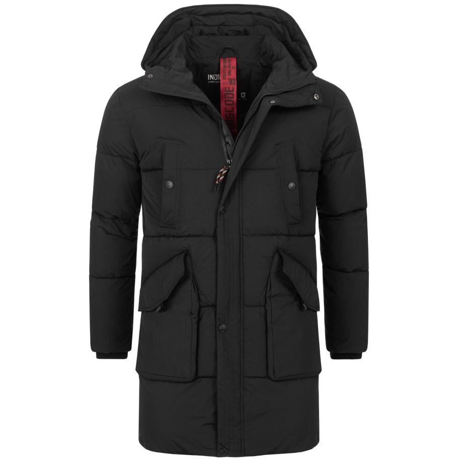 INDICODE JEANS INDICODE JEANS Winterjas Dexter zwart -