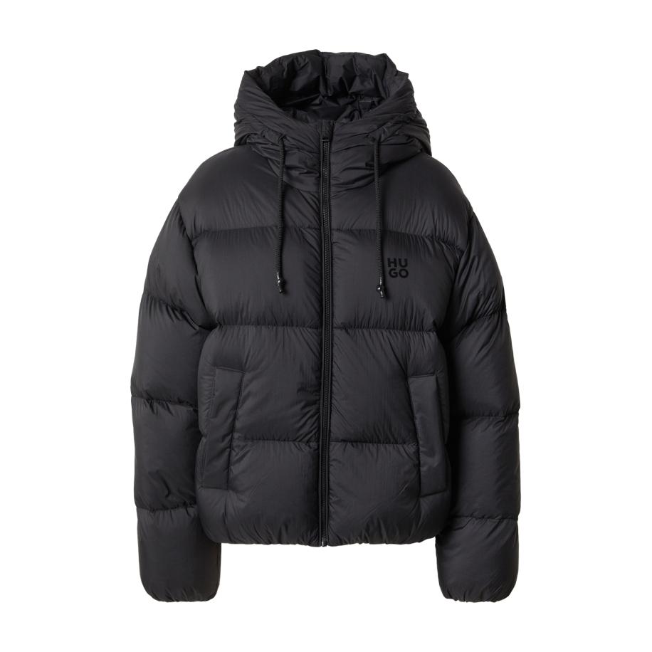 Hugo Boss HUGO Winterjas Francesca-1 zwart -