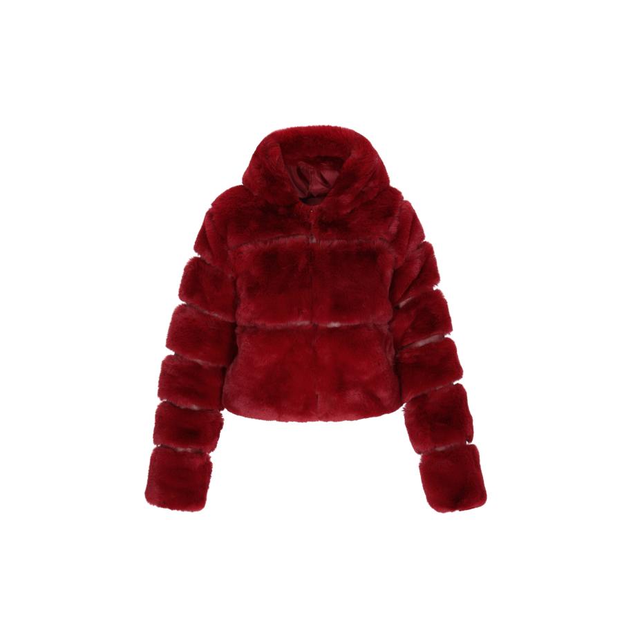 Faina faina Winterjas donkerrood -