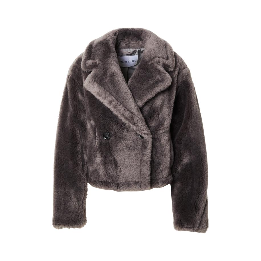 STAND STUDIO Tussenjas April donkergrijs Grijs