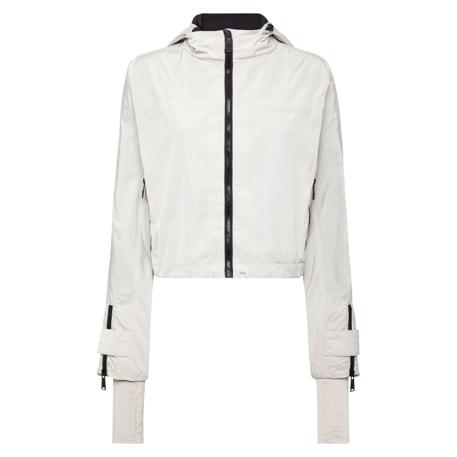 Plein Sport Plein Sport Tussenjas Scratch lichtgrijs / zwart -