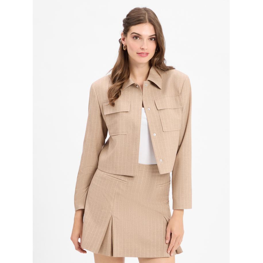 Hugo Boss HUGO Tussenjas Alero beige / wit -