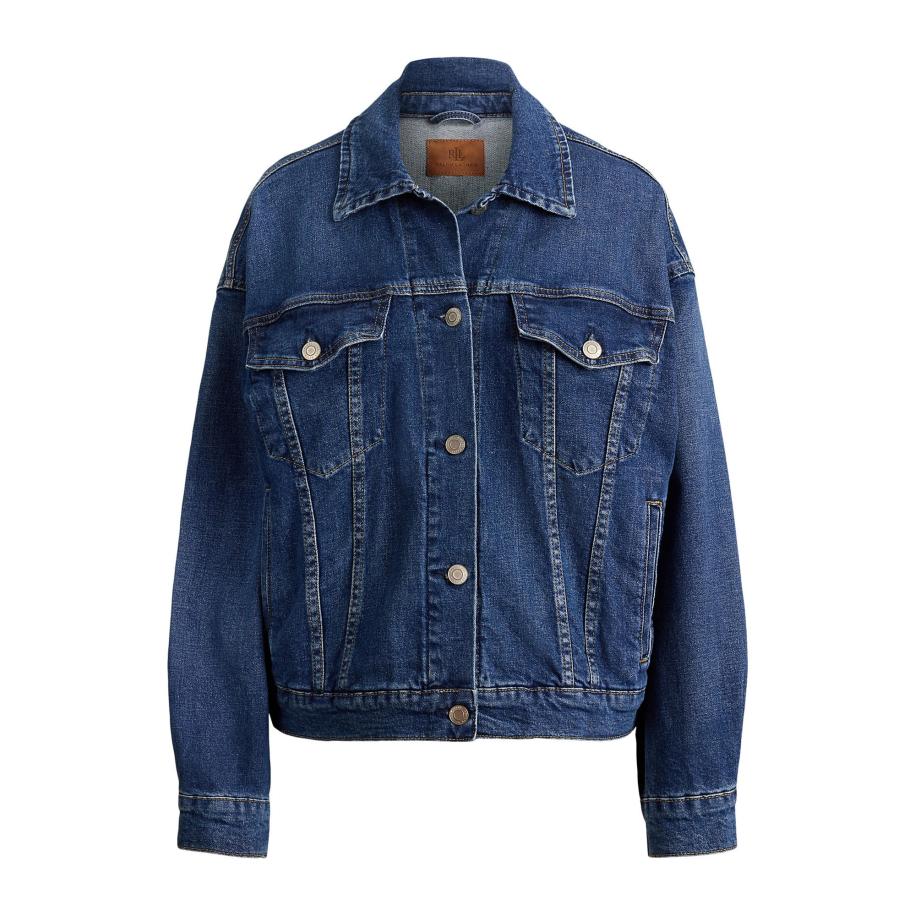 Lauren Ralph Lauren Lauren Ralph Lauren Tussenjas MACMEY blauw denim -