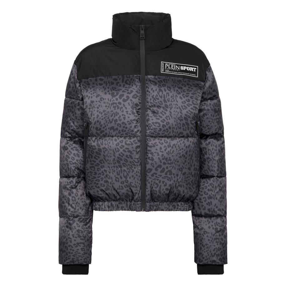 Plein Sport Plein Sport Tussenjas grijs / zwart / wit -