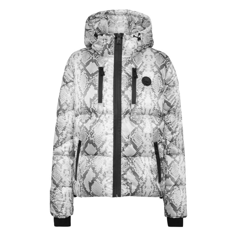 Plein Sport Plein Sport Tussenjas Python donkergrijs / wit -