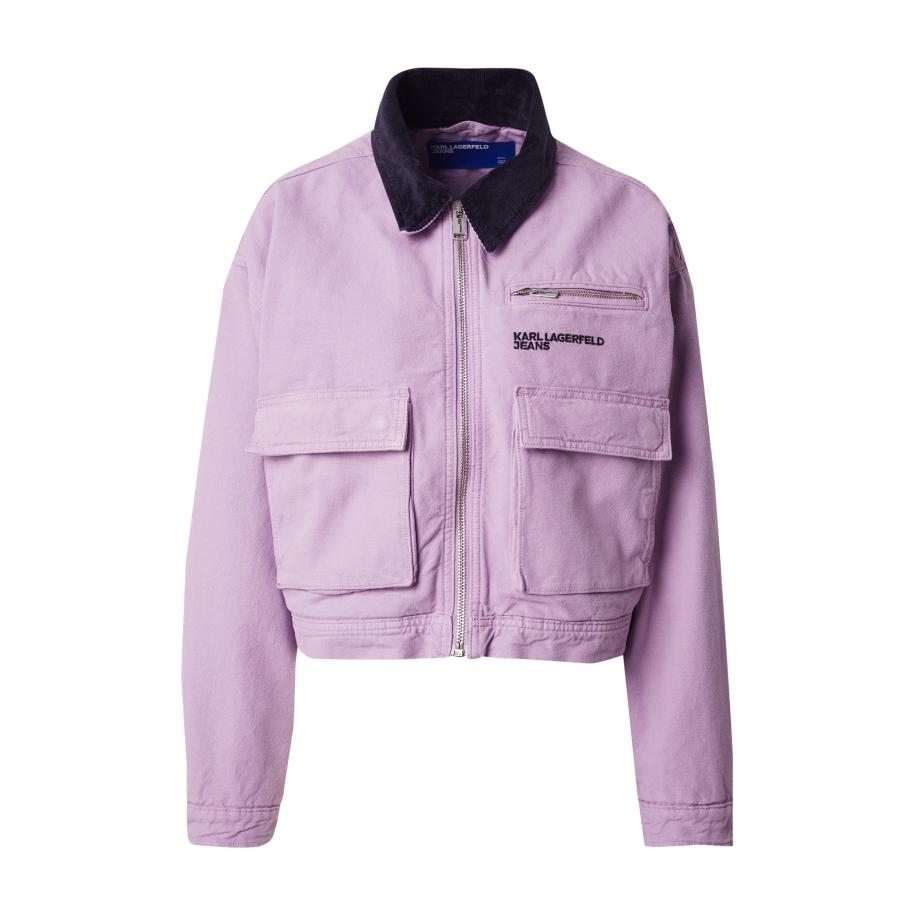 KARL LAGERFELD JEANS Tussenjas lavendel / zwart Paars
