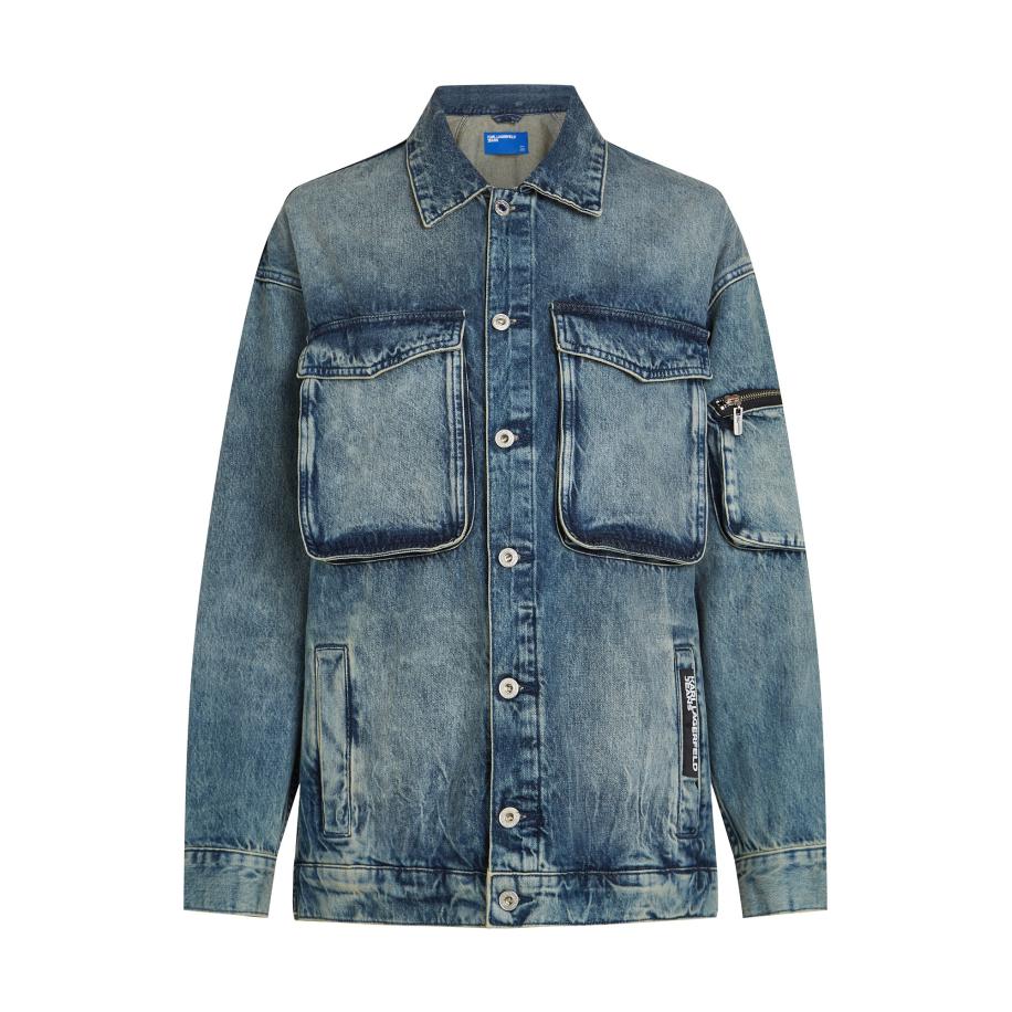 Karl Lagerfeld KARL LAGERFELD JEANS Tussenjas blauw denim -