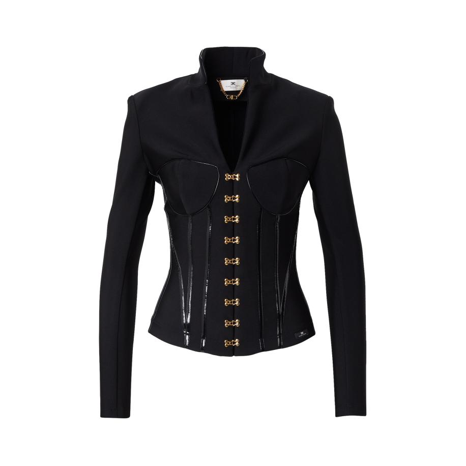 Elisabetta Franchi Elisabetta Franchi Tussenjas zwart -