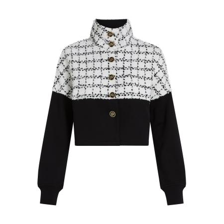 Karl Lagerfeld Karl Lagerfeld Tussenjas zwart / wit