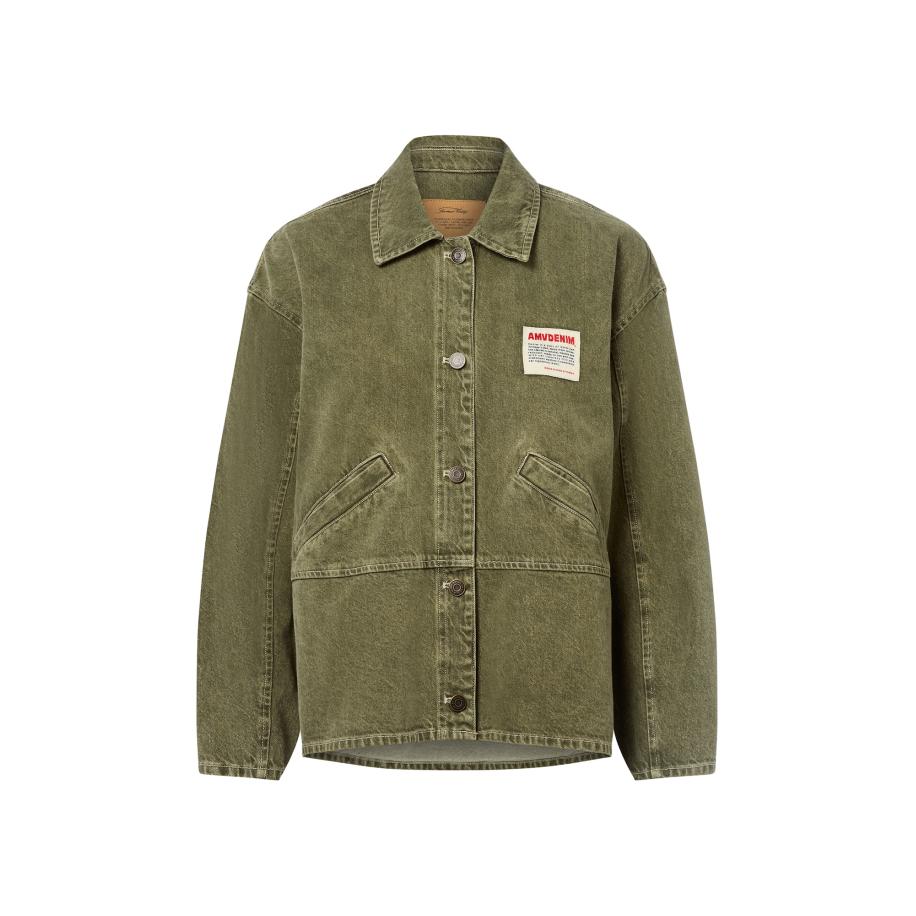 American Vintage AMERICAN VINTAGE Tussenjas Uzatown olijfgroen -