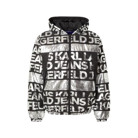 Karl Lagerfeld KARL LAGERFELD JEANS Tussenjas zwart / zilver