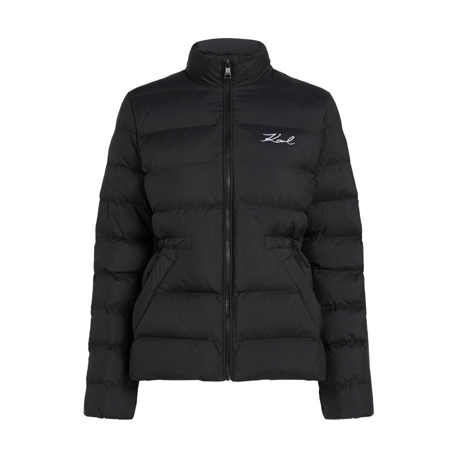 Karl Lagerfeld Tussenjas zwart / wit Zwart