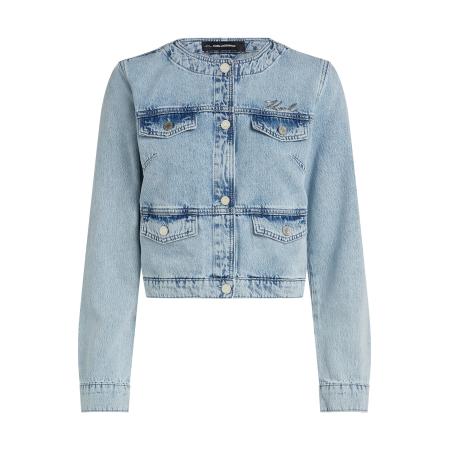 Karl Lagerfeld Karl Lagerfeld Tussenjas blauw denim