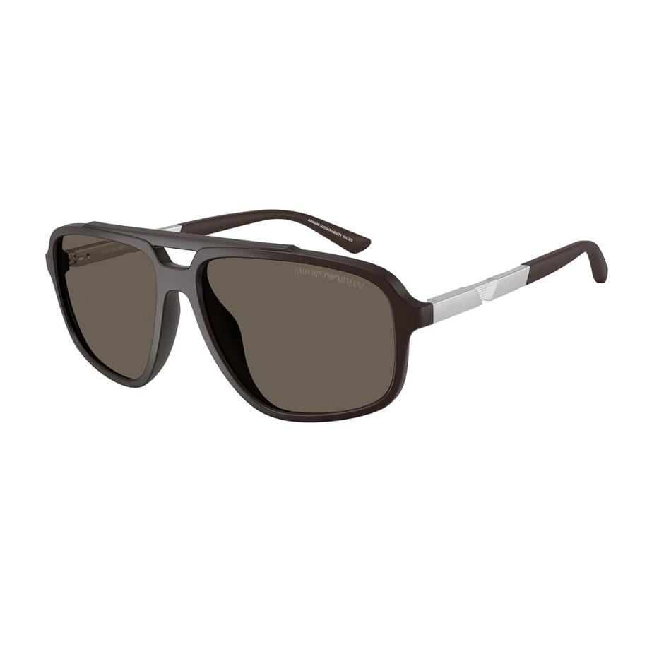 Emporio Armani EA4236U 6186/3 Bruin Heren Zonnebril