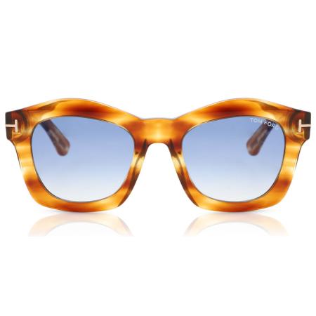 Tom Ford FT0431 GRETA 41W Geel Dames Zonnebril