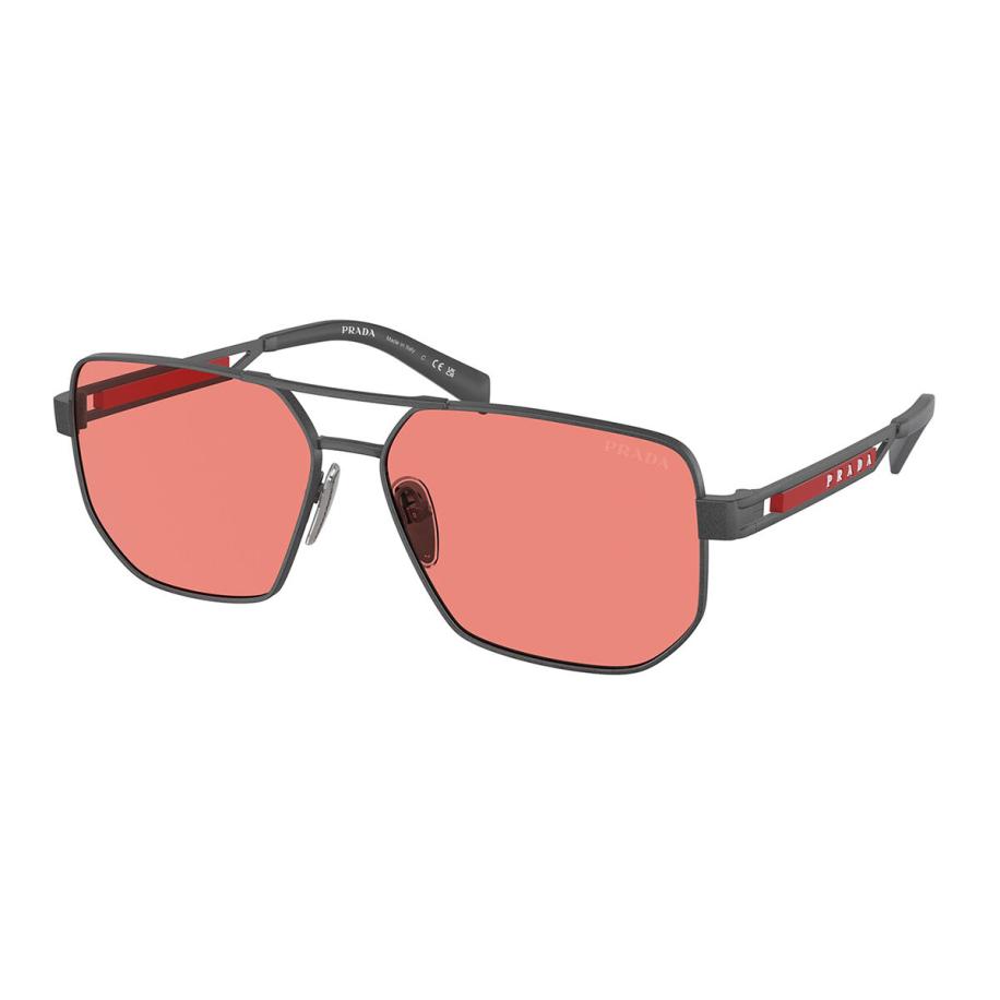 Prada Linea Rossa PS51ZS 15P20B Grijs Heren Zonnebril