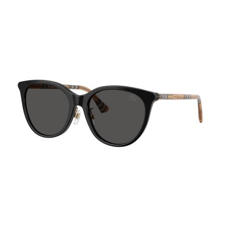 Burberry Vrouwelijk Sunglass BE4464D - Framekleur: Zwart, Lenskleur: Donkergrijs