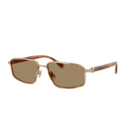 Brunello Cucinelli Mannelijk Sunglass BC2009ST JARAMA - Framekleur: Oro Lucido, Lenskleur: Nocciola