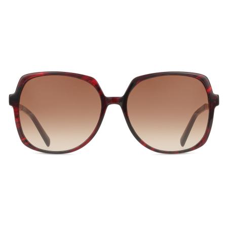 Karen Millen KM5065 237 Rood Dames Zonnebril