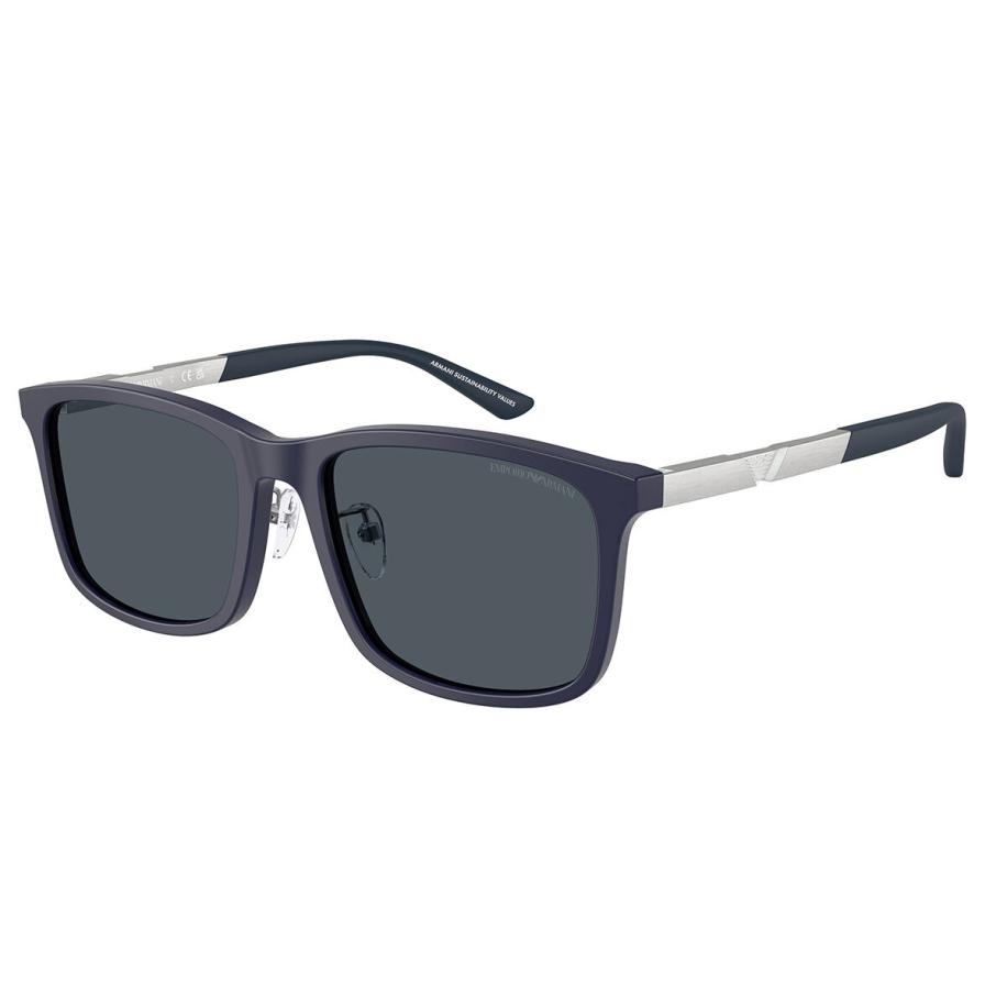 Emporio Armani EA4241D Aziatische pasvorm 618987 Blauw Heren Zonnebril