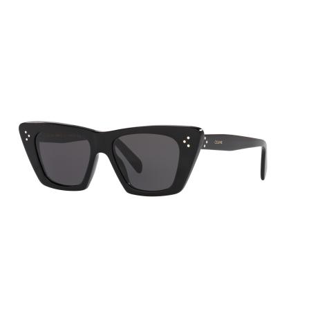 Celine Vrouwelijk Sunglass CL40187I - Framekleur: Zwart glanzend, Lenskleur: Grijs