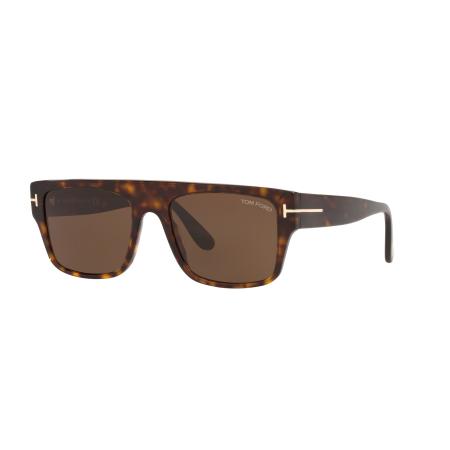 Tom Ford FT0907 DUNNING-02 52E Tortoiseshell Heren Zonnebril