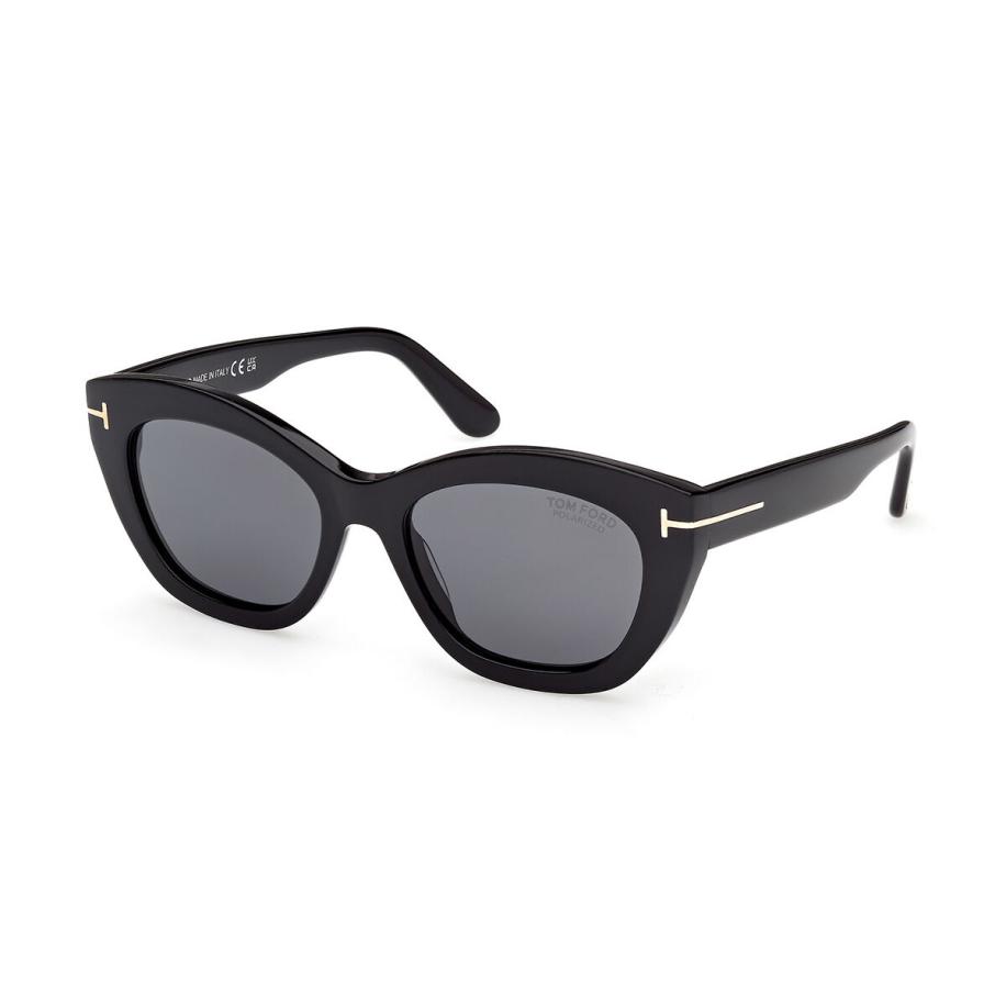Tom Ford FT1285 LINDA-02 Polarized 1D Zwart Dames Zonnebril