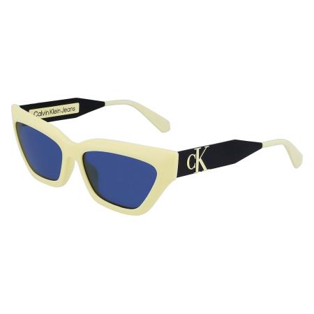 Calvin Klein Jeans CKJ22640S 745 Geel Dames Zonnebril