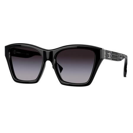 Burberry BE4391F ARDEN Aziatische pasvorm 30018G Zwart Dames Zonnebril