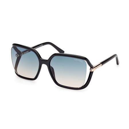 Tom Ford FT1089 SOLANGE-02 01P Zwart Dames Zonnebril