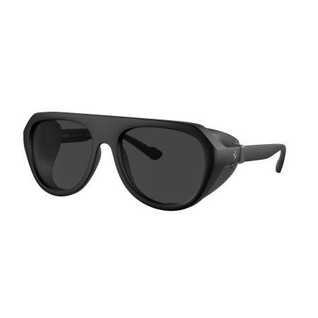 Ferrari Unisex Sunglass FH2002QU - Framekleur: Matzwart, Lenskleur: Grijs Polarized