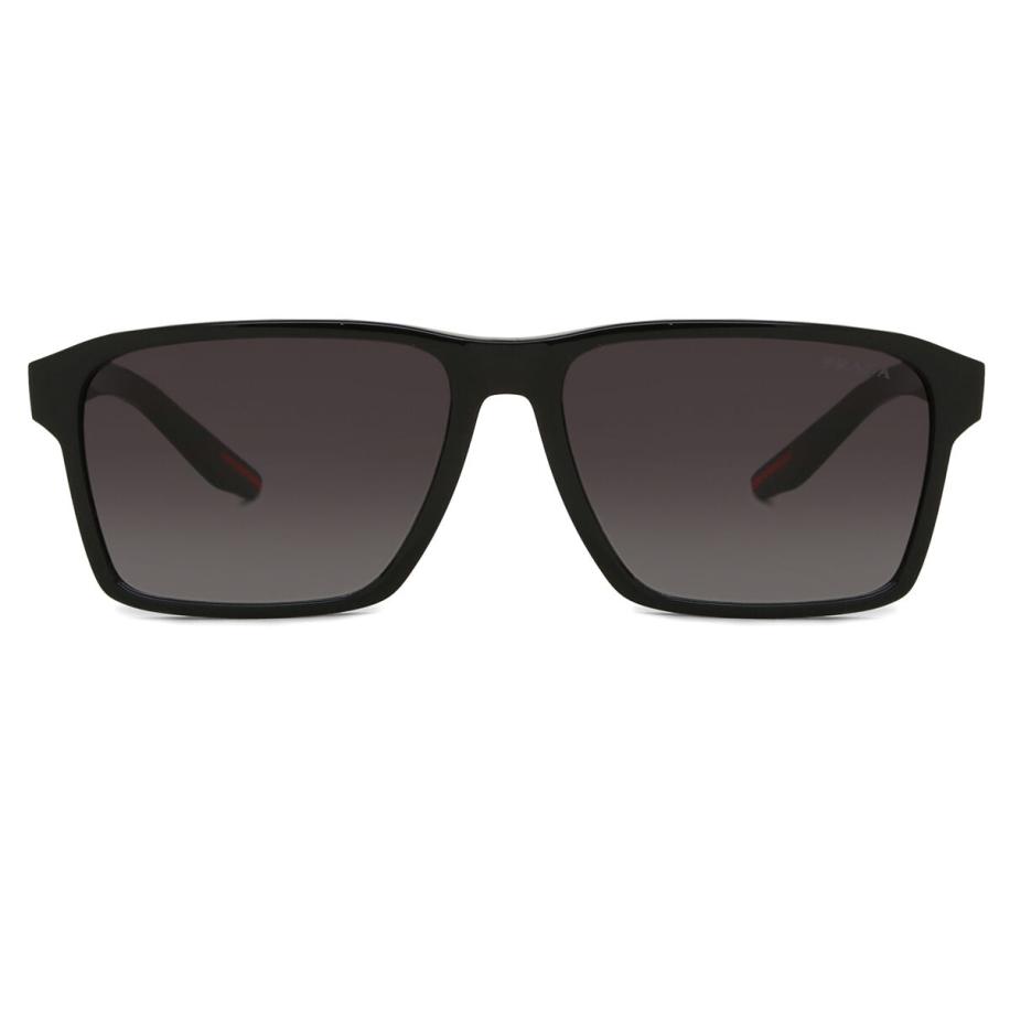 Prada Linea Rossa PS05YS 1AB09U Zwart Heren Zonnebril