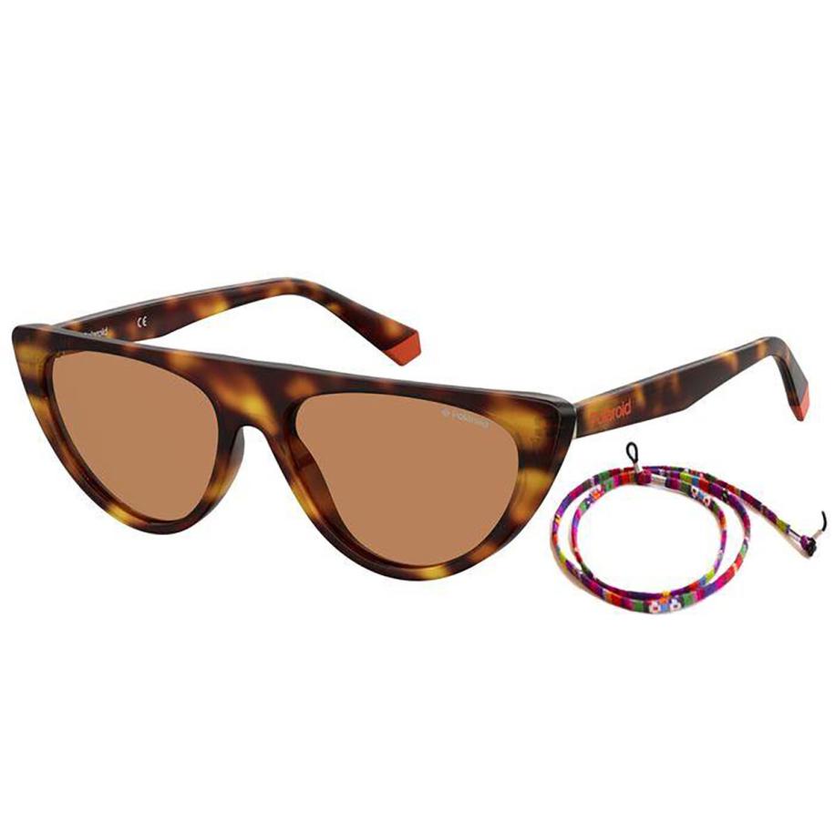 Polaroid PLD 6108/S L9G/HE Tortoiseshell Dames Zonnebril