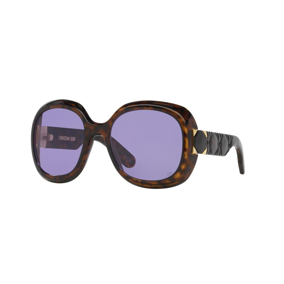 DIOR Vrouwelijk Sunglass Lady 9522 R2I - Framekleur: Tortoise, Lenskleur: Paars Paars