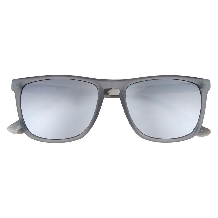 Superdry SDS SHOCKWAVE 113P Grijs Heren Zonnebril